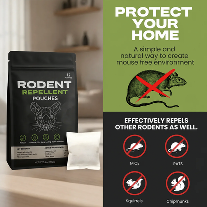 Natural Rodent Repellent Pouches