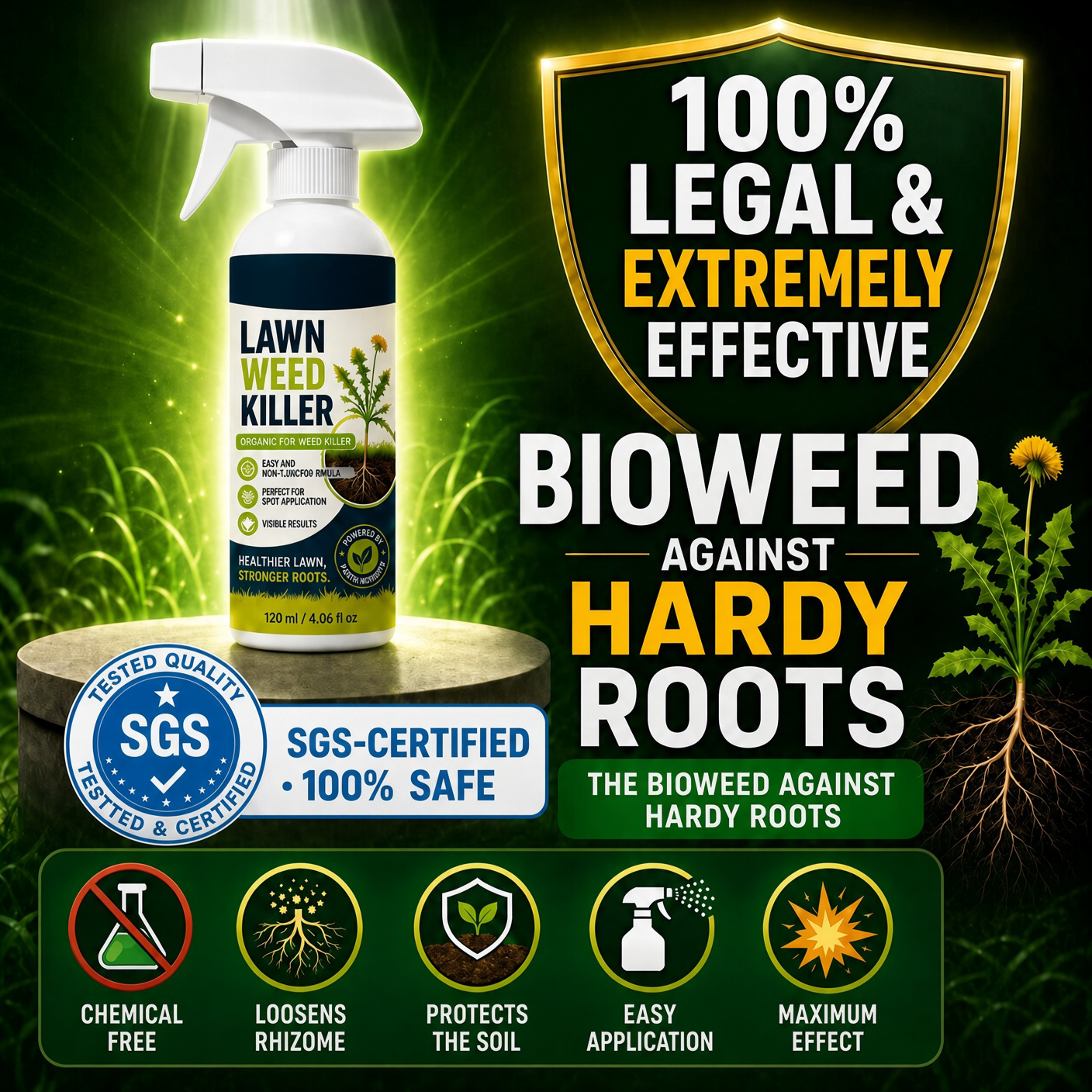 ⚡ Easy Stress‑Free Weeding | For Gardens, Paths & Patios 🌿 Helps Suppress Weed Growth