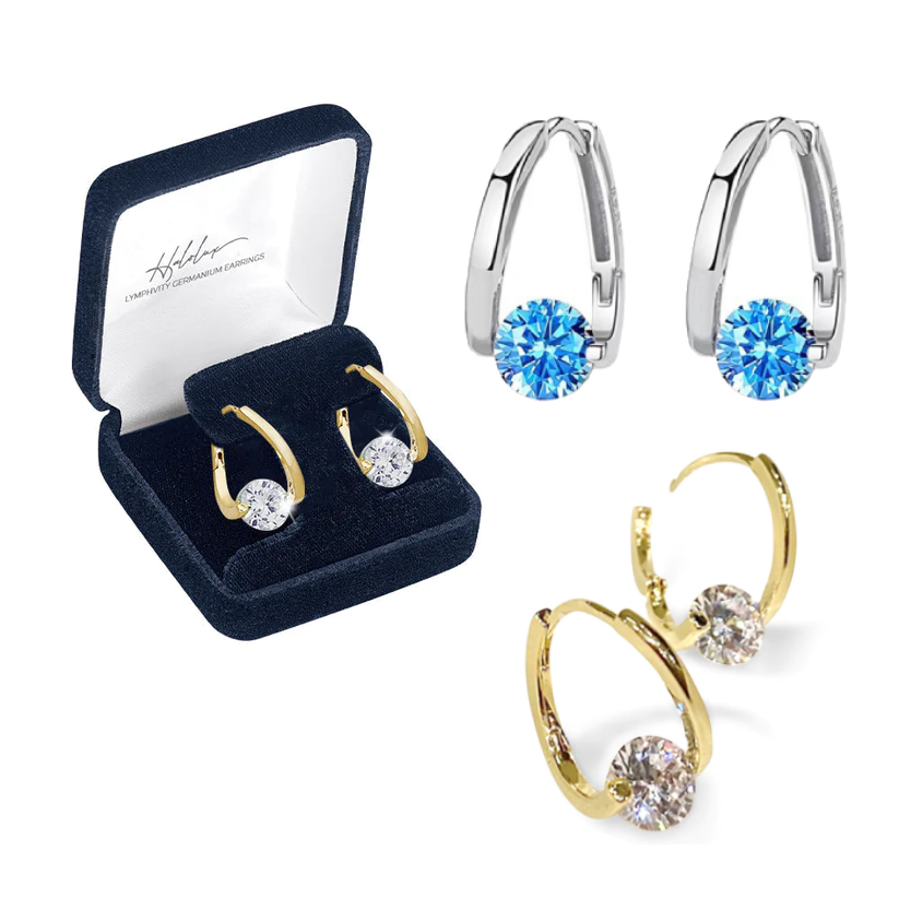 🔥LAST DAY SALE-80% OFF)Histone Lymphvitic MagneTherapy Germanium Earrings