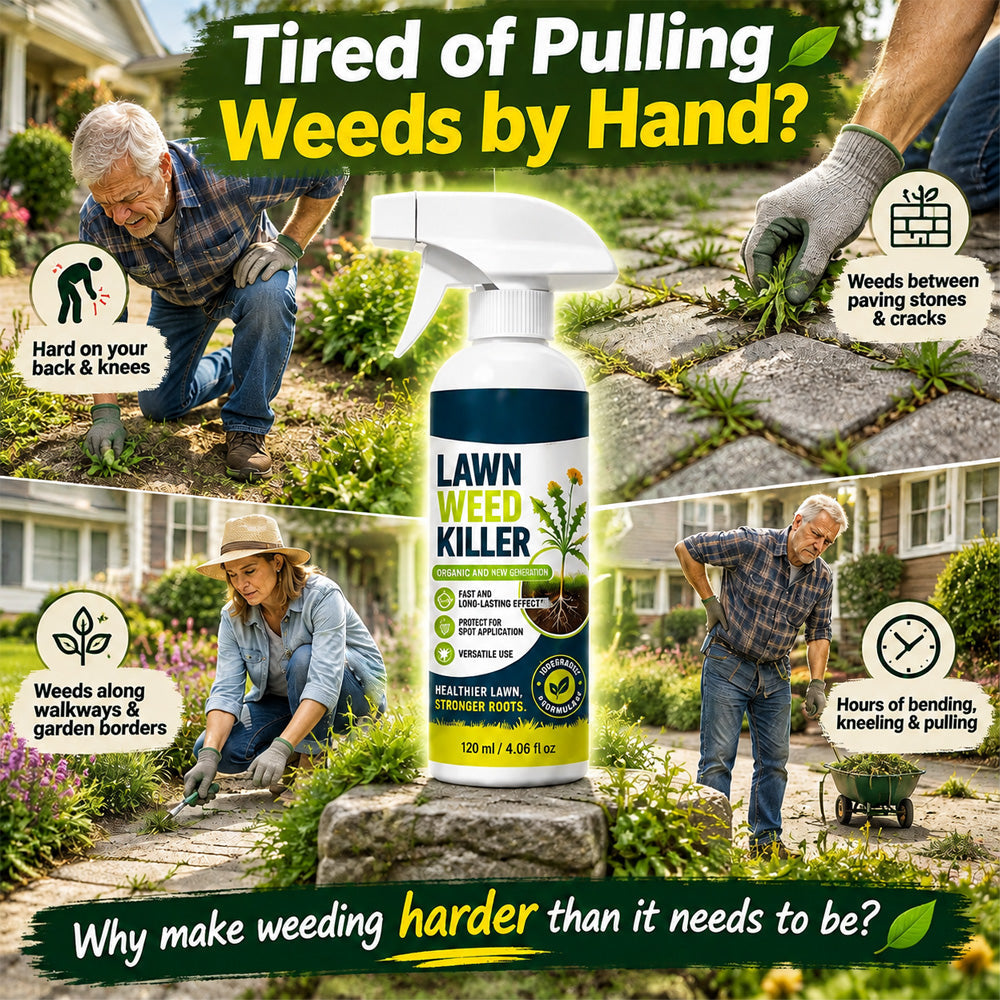 ⚡ Easy Stress‑Free Weeding | For Gardens, Paths & Patios 🌿 Helps Suppress Weed Growth