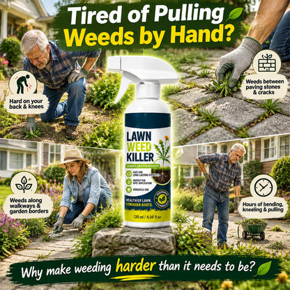 ⚡ Easy Stress‑Free Weeding | For Gardens, Paths & Patios 🌿 Helps Suppress Weed Growth