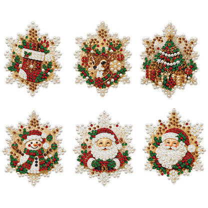 🎄✨ 5D Christmas Sparkle Art DIY Ornament Kit – Create Your Own Glittering Gem & Pearl Tree Decorations 💎🎁